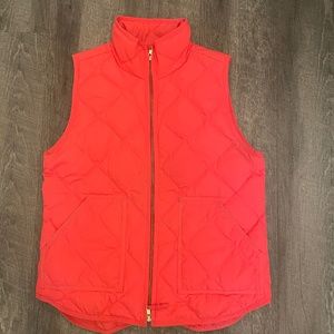 J. Crew Size Medium pink puffy vest
